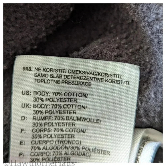 ADIDAS Black Pullover Hoodie Size M Kanga Pocket - Picture 7 of 9